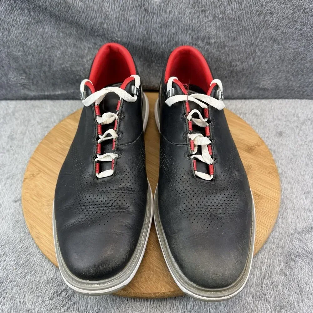 Jordan ADG 4 Shoes Mens Size 13 Black Leather Golf Sneakers DM0103-015
